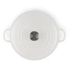 LE CREUSET Cast Iron Enamel Cocotte Ronde 24 Cotton and Oven Compatible Japanese Cm, Linen, Gas, Induction, [Official Product]
