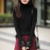 33/5000 Fall/Winter Style Lace Sleeve Half-Neck Knit Sweater with Sweet Sleeve Design - Gentle Style Casual Top for Commuting