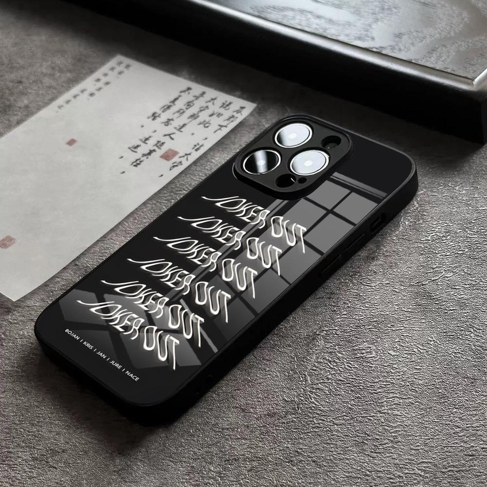 

Joker Out Band Phone Case For IPhone 16 Pro Max 15 Plus 14 Pro 12 11 13 Mini X XR XS Max 8 7 Plus SE Glass Cover iPhone16Pro