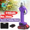 98V Cordless Pruner Electric Pruning Shear with 9700mAh Lithium-ion Battery Efficient Fruit Tree Bonsai Pruning Branches Cutter 500W