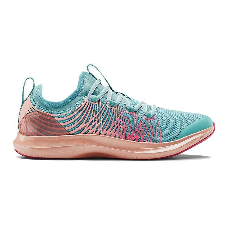 Under Armour Infinity 2 Comfortable Versatile Low-Top Kids Running Shoes Kids Running Shoes Blue Pink 3023205-400