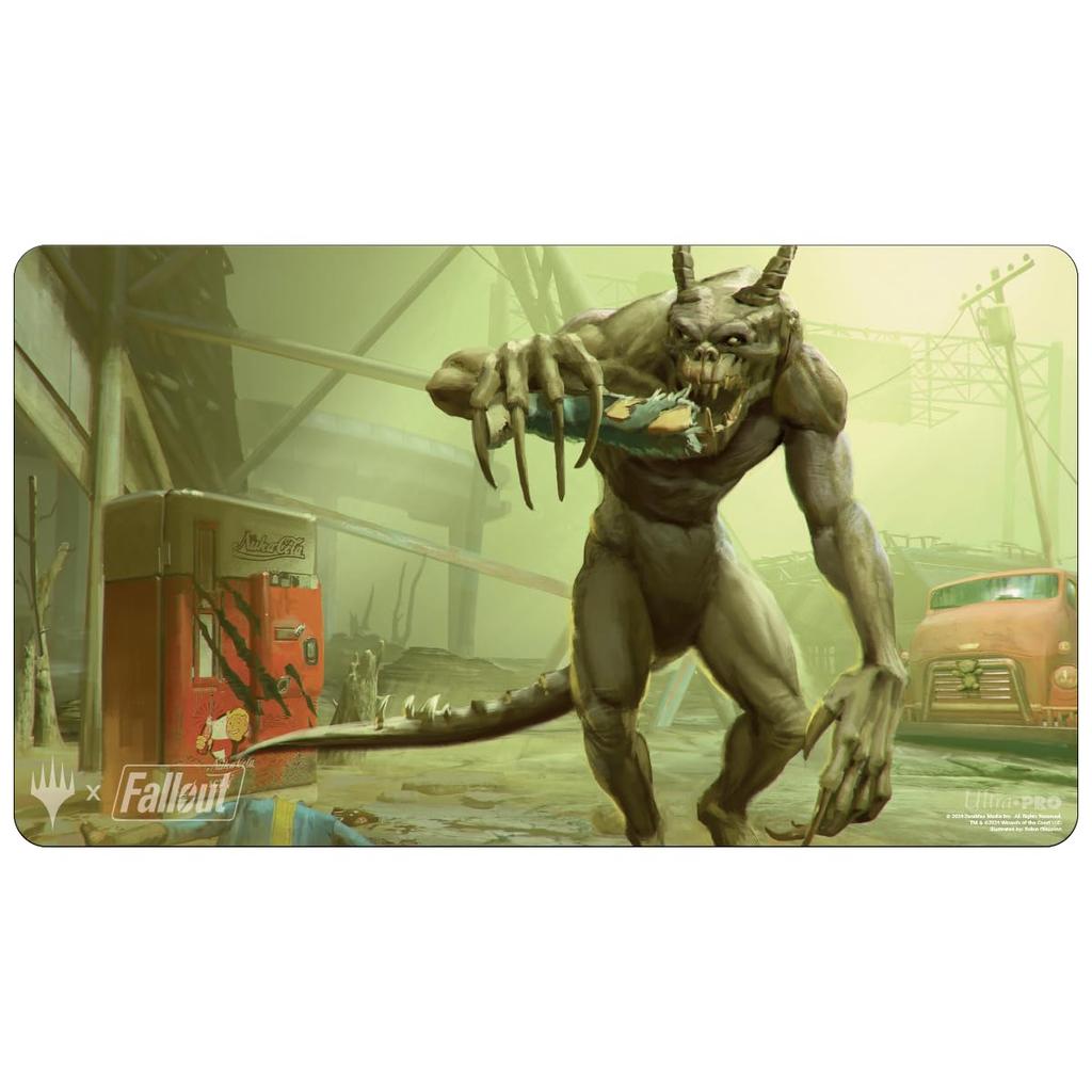 Ultra PRO - Fallout Playmat - Tarmogoyf - Limited Edition Collectible, Trading, Tabletop Game Essentials, Accessory for Magic: The Gathering