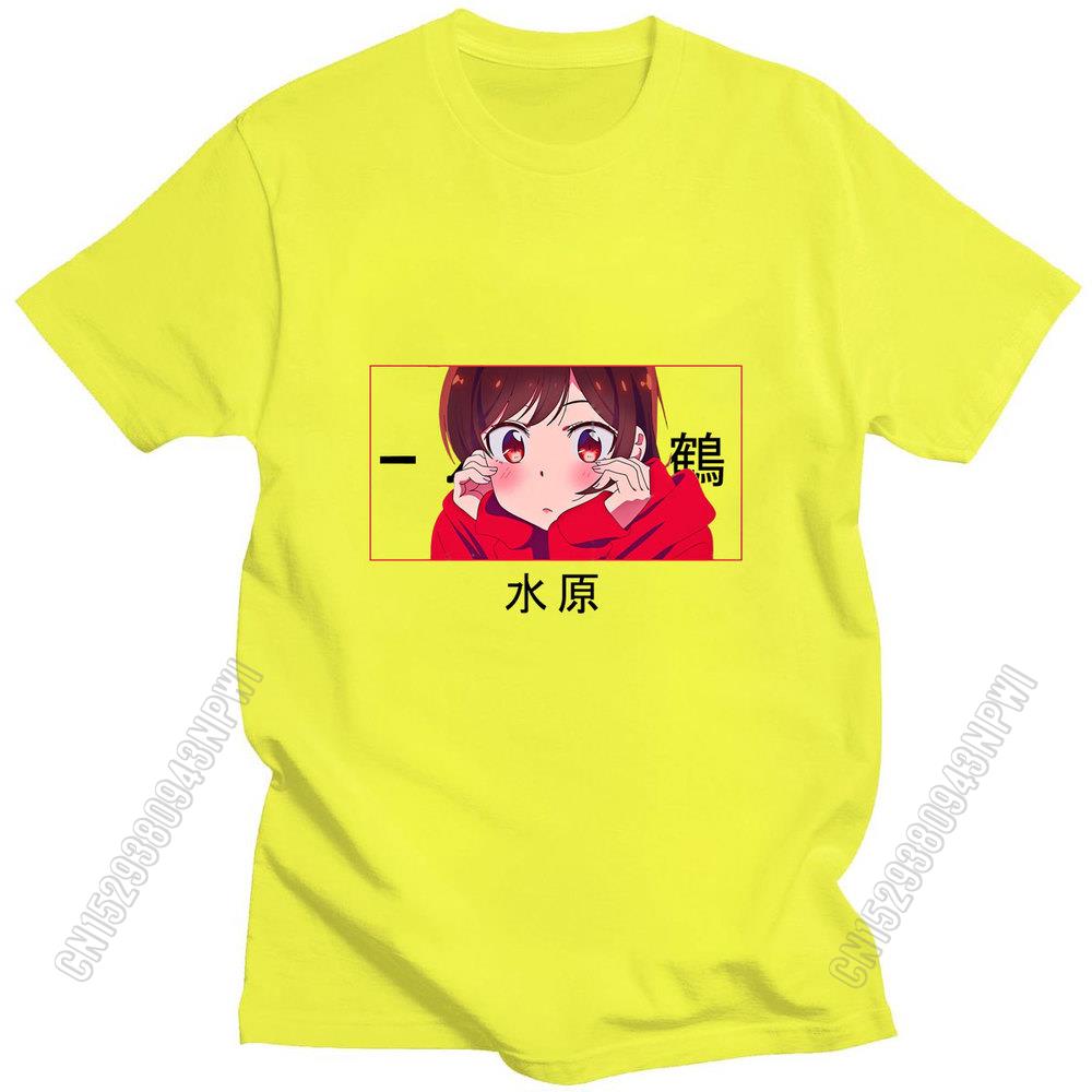 Men Rent A Girlfriend Chizuru Mizuhara Anime 2024 the New T-Shirts Funny Tops Ruka Sarashina Pure Cotton Harajuku T Shirt