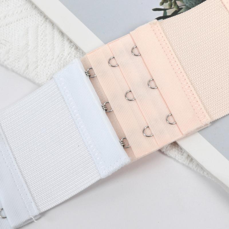 4 Stück, 3 Reihen mit 3 Haken-Verlängerungsbändern, Elastisches Band, Weiche und Bequeme BH-Träger, Damen-Unterwäschezubehör