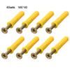 Robust 40Pcs Wall Anchor and Screw Kit M6 X 40 for Various Mounting Needs