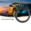 ACROPIX Hub Centering Car 73.1mm -60.1mm Hub Centering Wheel Boacenter Black Pack of 4