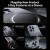 Ultra Thin Gradient Frameless Phone Case For iPhone 17 Pro Max Air 14 15 Plus 12 13 16 Pro For Magsefa Magnetic Protection Cover