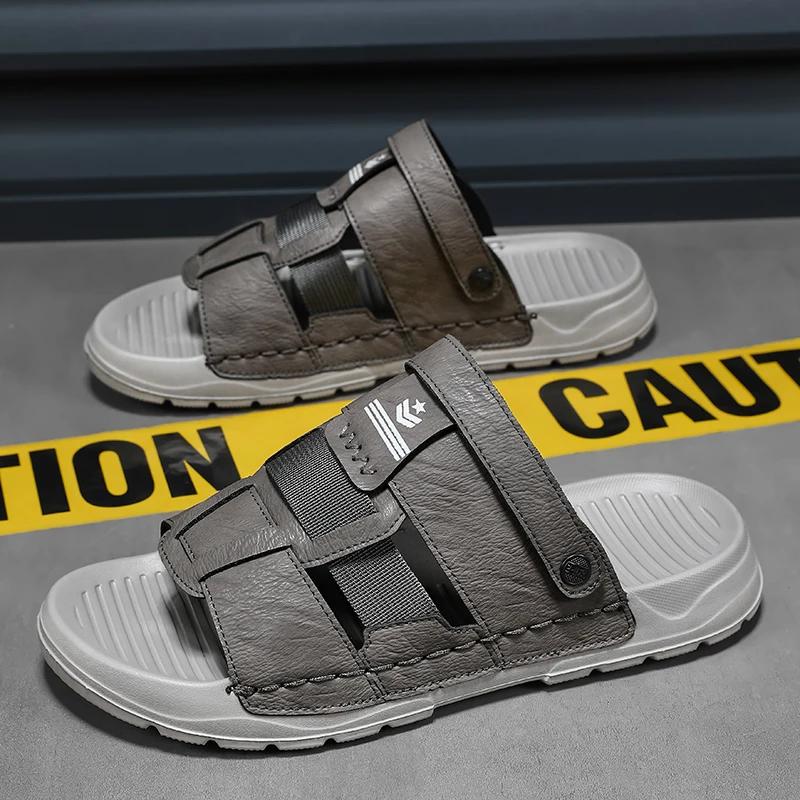 New Men's Summer Sandals Outdoor Non-Slip Casual Shoes Fashion Slip On Walking Snekaers Mocassins Beach Shoes Zapatos De Hombre