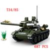Tankové sady 2023 nové vojenské vozidlo stavebnice stavebnice ww2 německo usa T34 světová válka 2 1 i ii obrněný tank