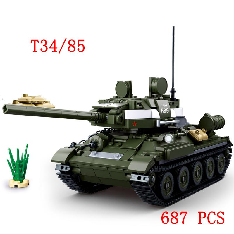 Tankové sady 2023 nové vojenské vozidlo stavebnice stavebnice ww2 německo usa T34 světová válka 2 1 i ii obrněný tank