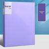 A4 Morandi Data Book: Transparent Inner Page Multi-Layer PP Folder for Office File Storage.