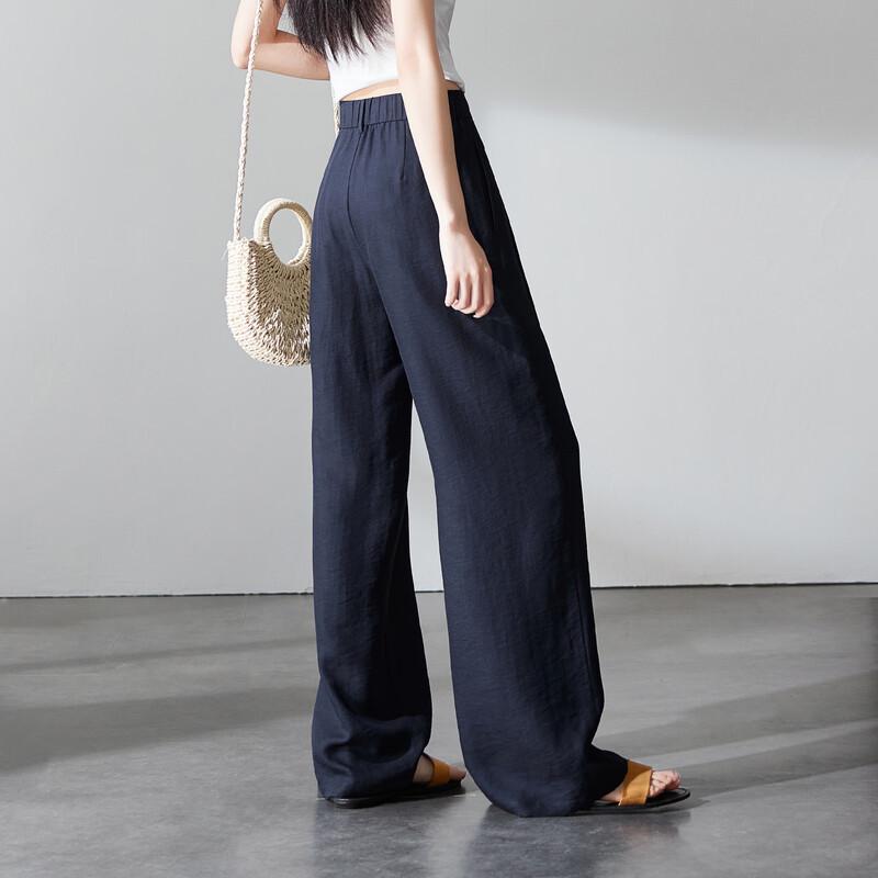 SOFSIL 2026 Summer High-Waisted Wide-Leg Pants