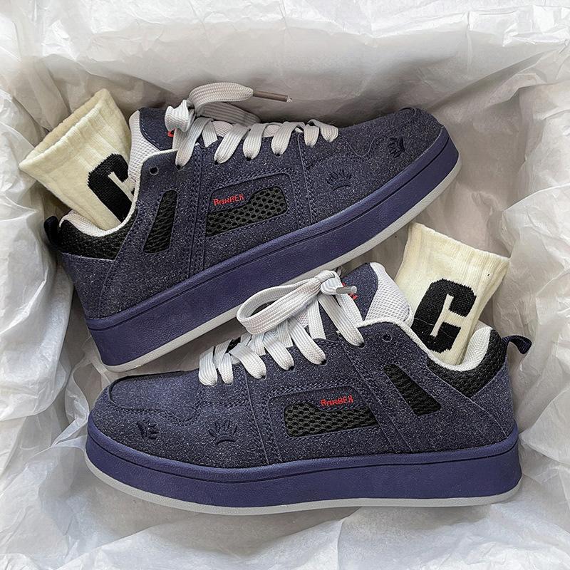 

Повседневные нишевые ретро американские туфли ins студенческие на платформе легкие кеды 35