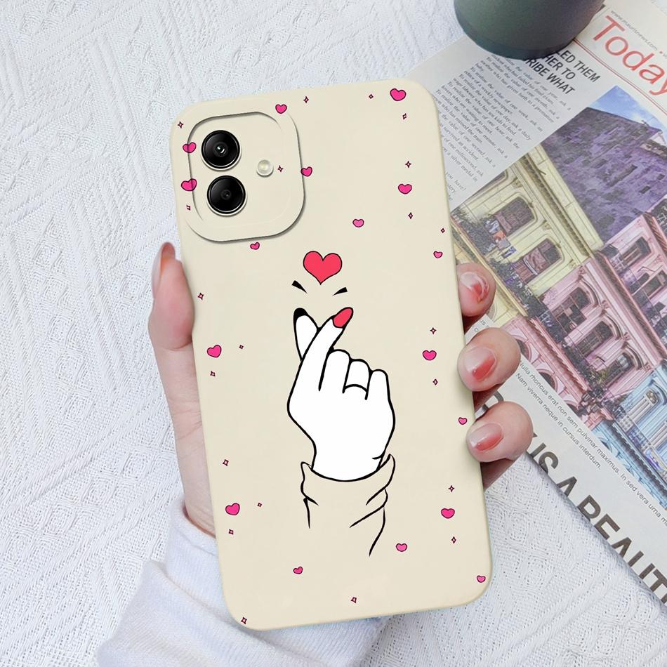Für Samsung Galaxy A04 A04E A04S Handyhülle Katze Kamera Schutz Flüssigsilikon Rückseite Für Samsung A 04 E S Stoßstange Hülle