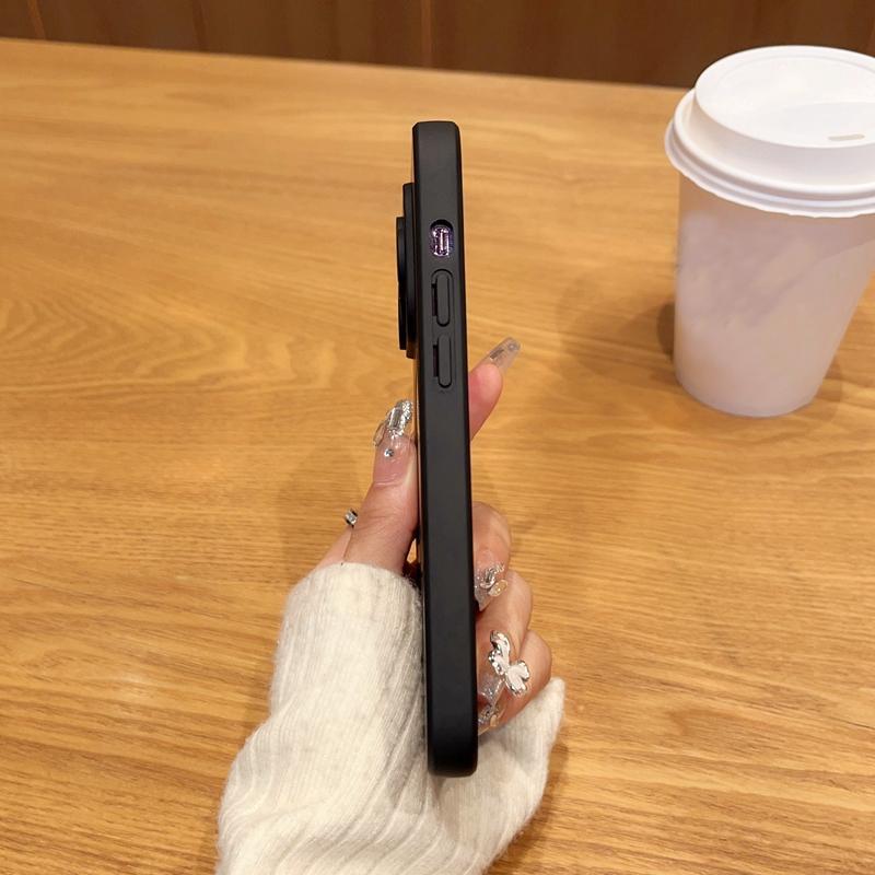 Do etui Magsafe Magnetic Wireless Charging Phone Case do iPhone'a 16 15 14 Plus 13 12 11 Pro Max Miękka silikonowa osłona obiektywu ze szkła