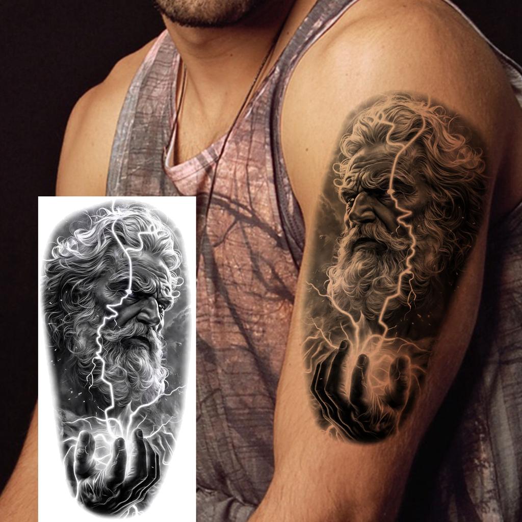 1 lapelis Realistiški Jėzaus Šventosios Motinos Maldos Laikini Tatuiruotės Vyrams Moterims Suaugusiems Ilgai Išliekančios Vandeniui Atsparios Laikinos Netikros Tatuiruotės Lipdukas