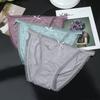 European & American Milk Silk Plus Size Women's Low-Waist High-Cut Panties