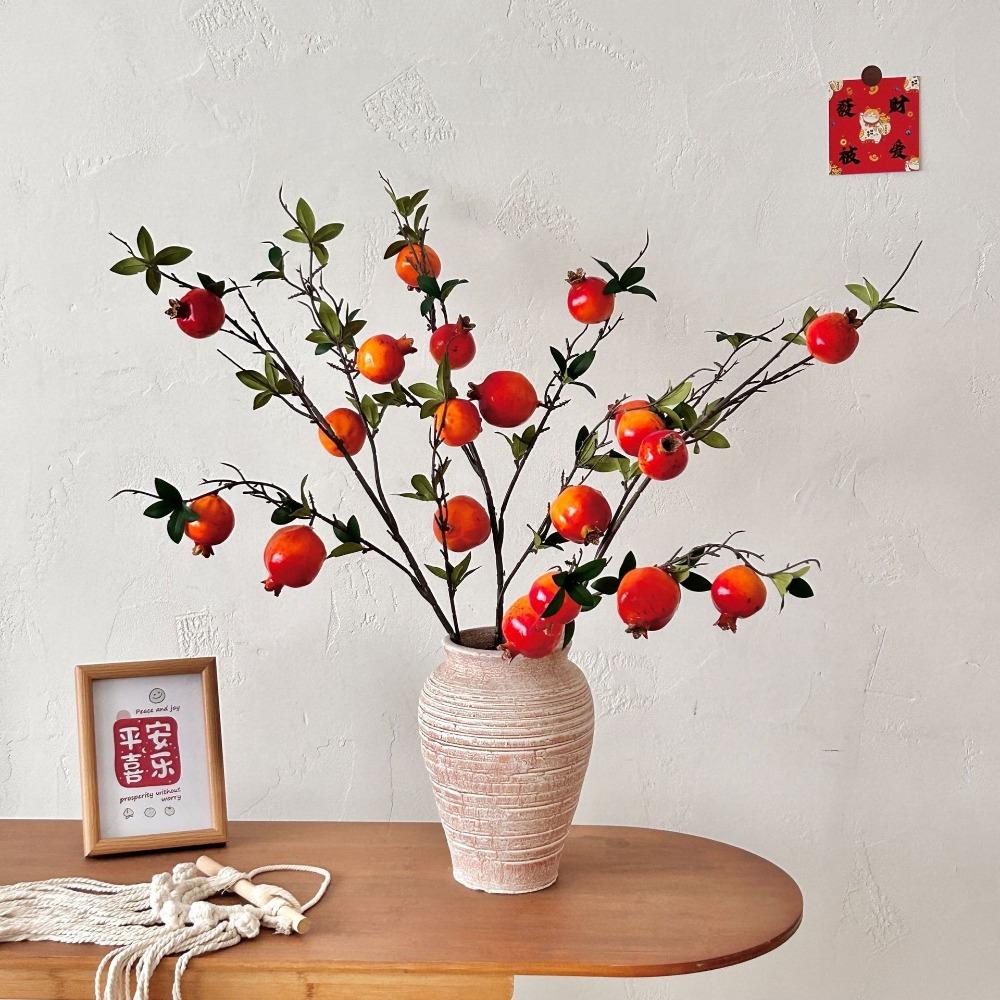 Simulation Artificial Fruits Flowers 7 Heads Artificial Plants  Garden Decoration