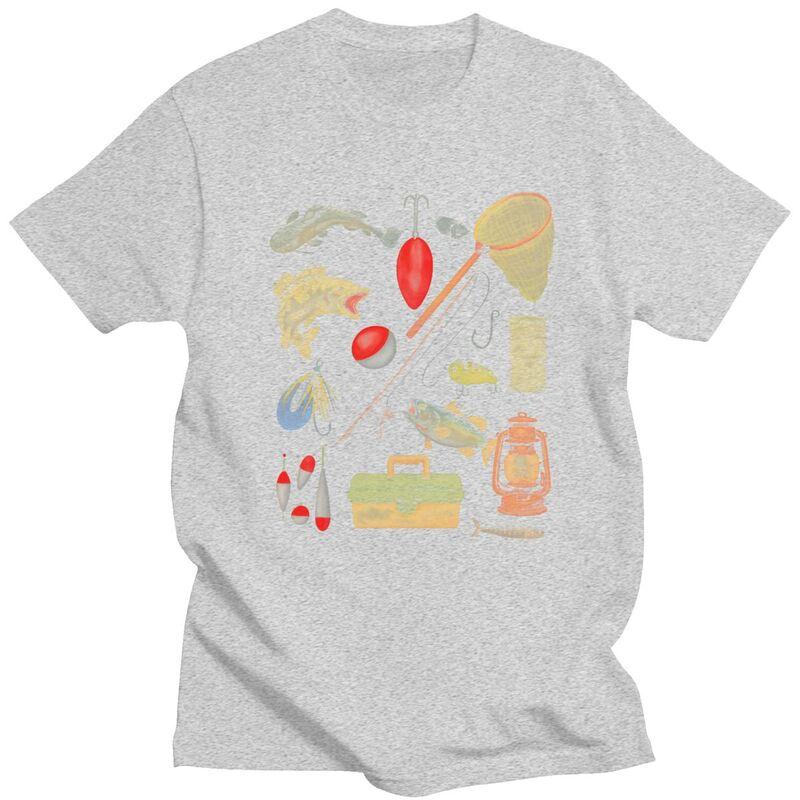 Fishing Gear Essentials T Shirts Men Women ShortSleeve Tshirt Streetwear Casual Graphic Tee Pure Cotton Slim Fit Clothes