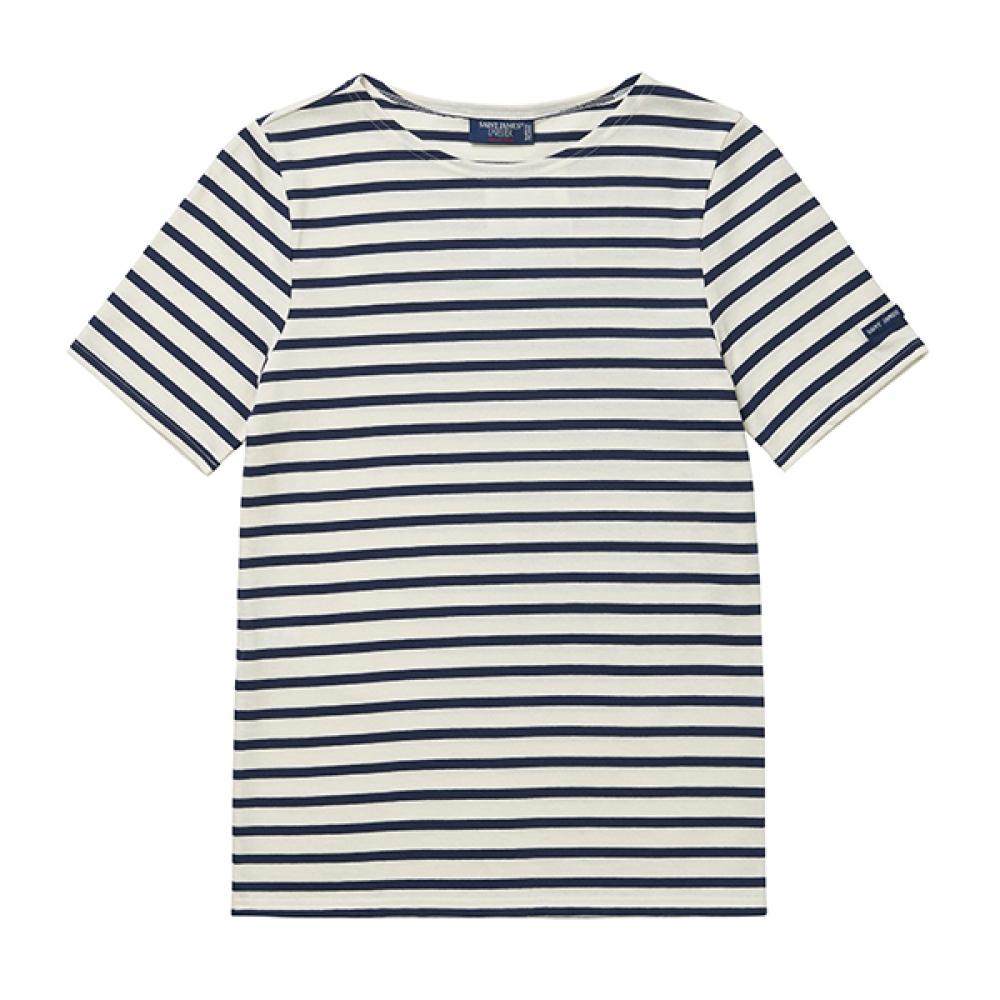 

St. James 9863 Ecru Marine Levant Modern Stripe Unity Short Sleeve Tee 9863 ECRU MARINE (XL)