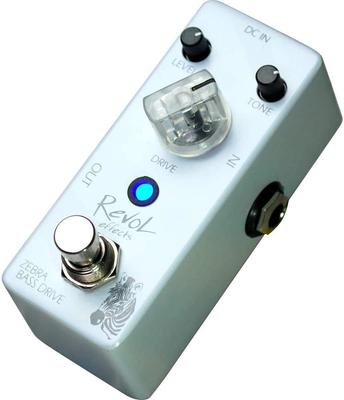 Revol effects Revol effects pedal de efeito overdrive de baixo ZEBRA BASS DRIVE EBOD-01