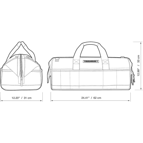 ToughBuilt - 24-inch Builder's Bag - (TB-77-24).