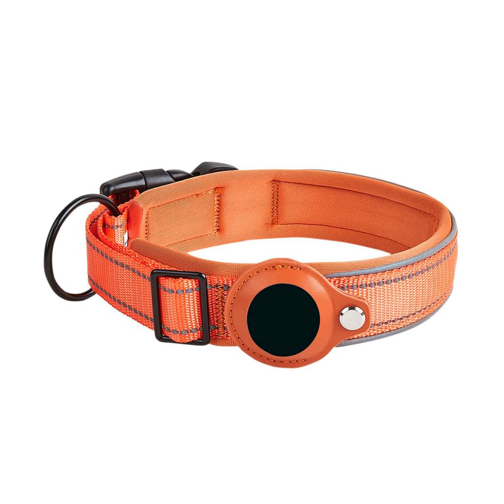 Reflective Dog Positioning Collar GPS Medium And Large Dog Non-strangle Neck Ring Pet Tracking -lost Collar Traction Rope