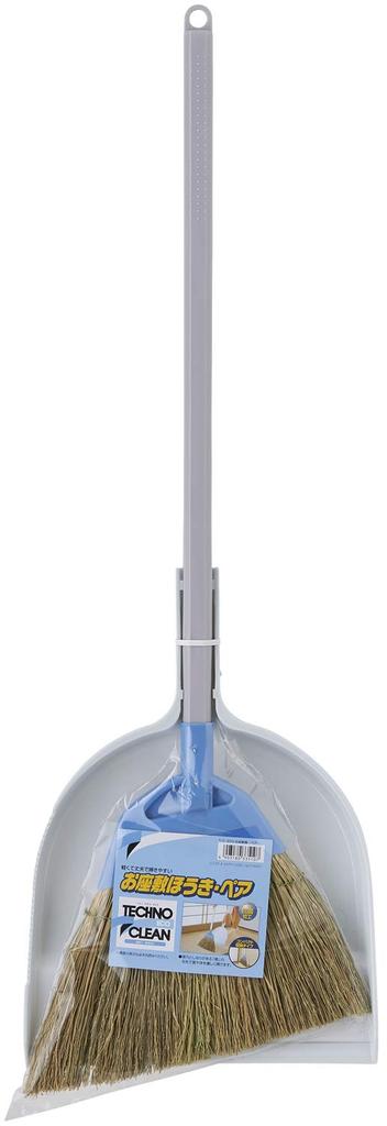 Yamazaki Sangyo Broom with Tatami Room Made In 335107 Dustpan, Indoor/Outdoor, Broom, Pair, Japan,