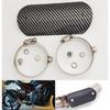 Motorcycle Exhaust Middle Pipe Heat Shield Cover Muffler Protector Carbon Like*1