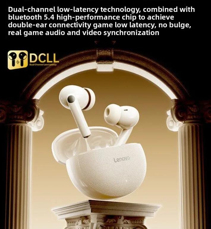 Lenovo EA230P TWS In Ear Wireless Headphones Bluetooth 5.4 Earphones Stereo Music Call Noise Reduction Earbuds Sport Game Headset