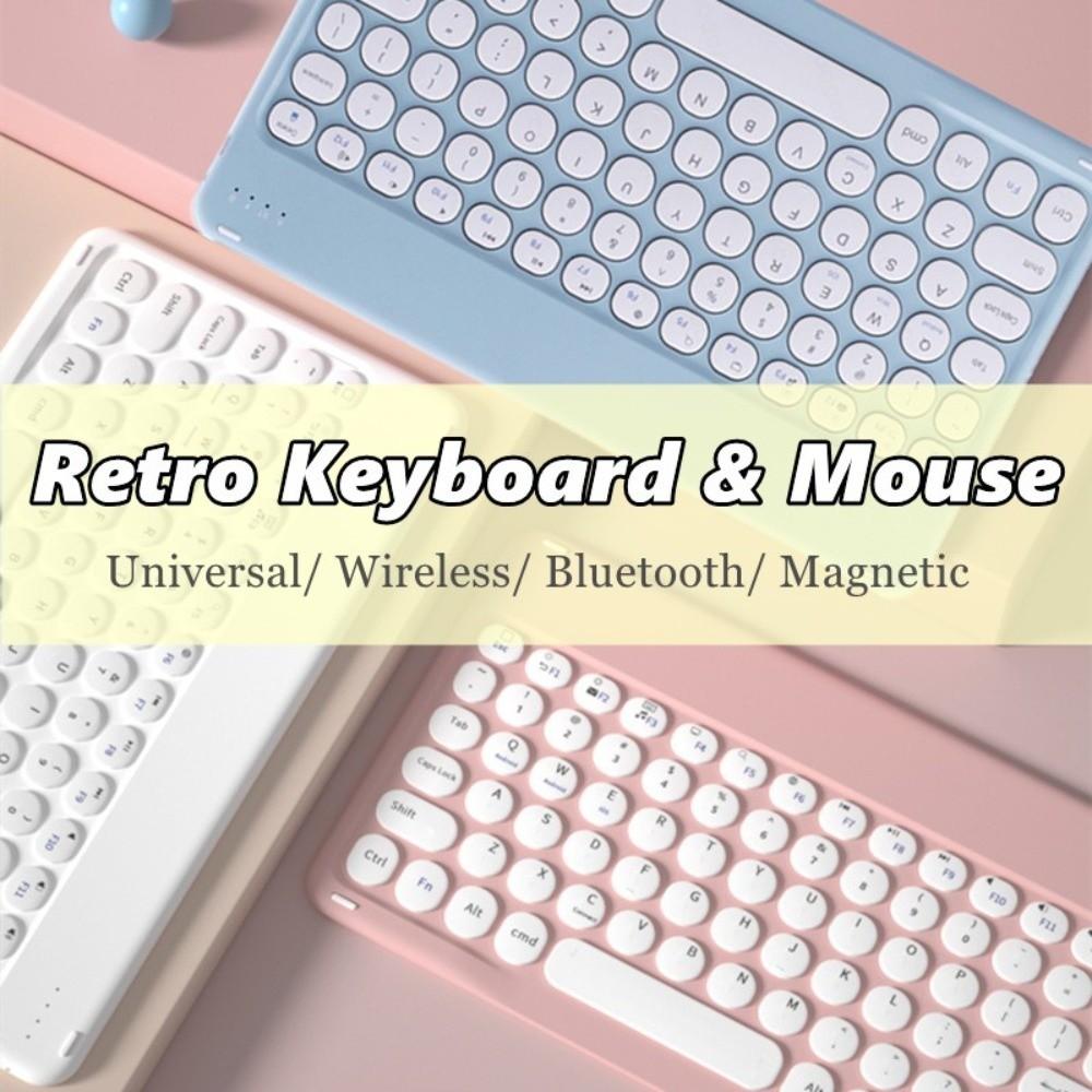 Ultra Thin Bluetooth Keyboard Mini Portable Keyboard Fashion Wireless Keyboard  Travel