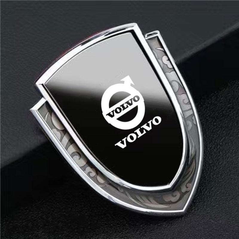 Adesivo Emblema Distintivo Metallo 3D per Parafango Laterale, Cofano, Carrozzeria di Auto Volvo XC60 S90 XC90 S60 XC40 V60 V90 S40 Volvo EX30 C40 Accessori