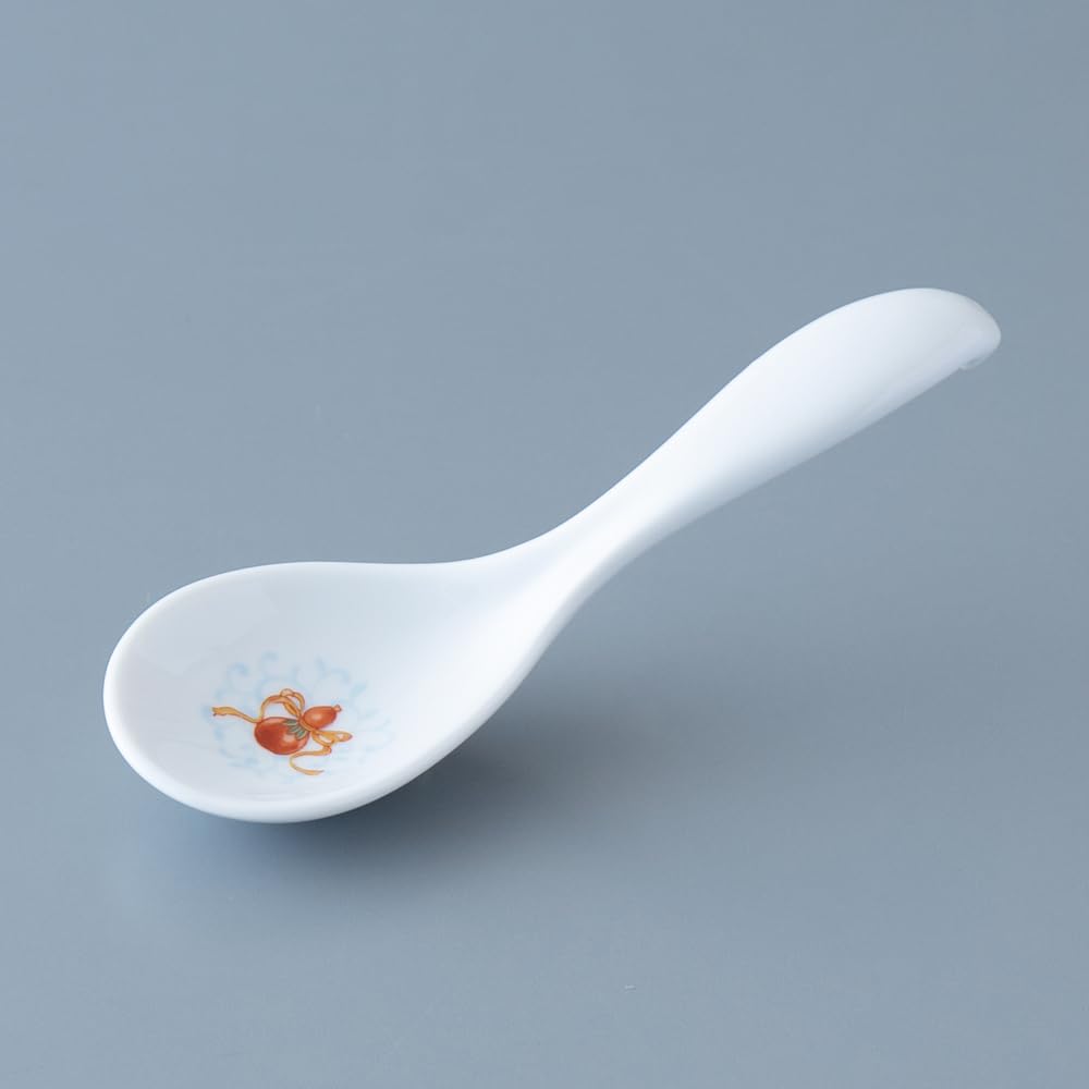 NARUMI Ramen Bowl Karako Cute 20cm Set Set with Spoon Ramen Bowl Noodle Bowl Microwaveable Dishwasher Safe Made In Japan Gift Box Included 2-person