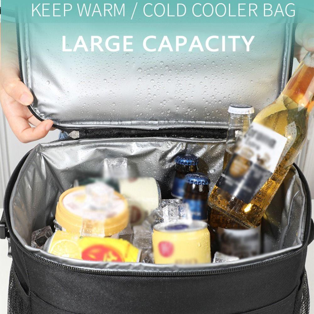 Large Capacity Insulated Cooler Bags Thickened Lunch Food Thermal Box Ice Fridge Bag  Camping