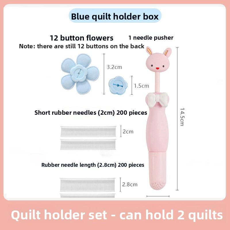 Fixatorul de Plapumă Este un Minune de Cataramă pentru Plapumă Fără Ac, Invizibil, din Silicon Moale, Antiderapant, Fără Zgârieturi și Anti-alergare