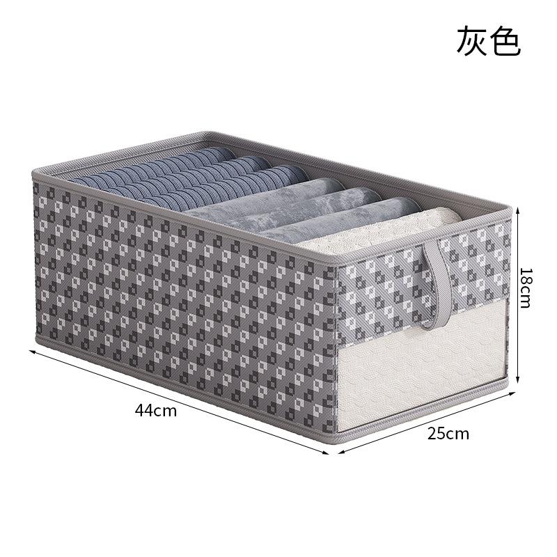 

Утолщенный органайзер для одежды, брюки, шкафы для хранения свитеров, ящики, органайзер, ящик для хранения джинсов, шкаф, органайзеры для хранения одежды серый