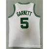 Boston Celtics Kevin Garnett 5 Embroidered Basketball Jersey Men Women Sportswear Breathable Performance Shirt