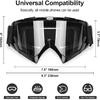 ATV Googles, Dirt Bike Goggles For Men Women, UV 400 Anti-Scratch Fog Dustproof For Adults Youth Kids