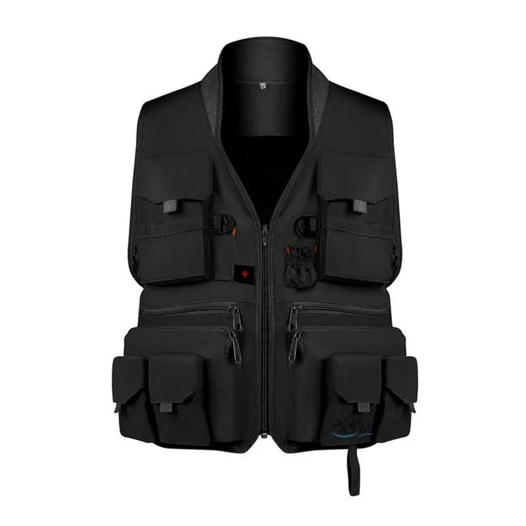 Men's Outdoor Multi-Pocket Vest Photography Fishing Breathable Comfortable Vest