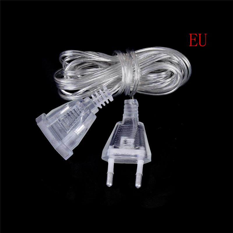 Practical Usb European Standard European Standard 3 Meter Plug Extension Cord Hanging Curtain Lights String Buckle Accessories With Switch