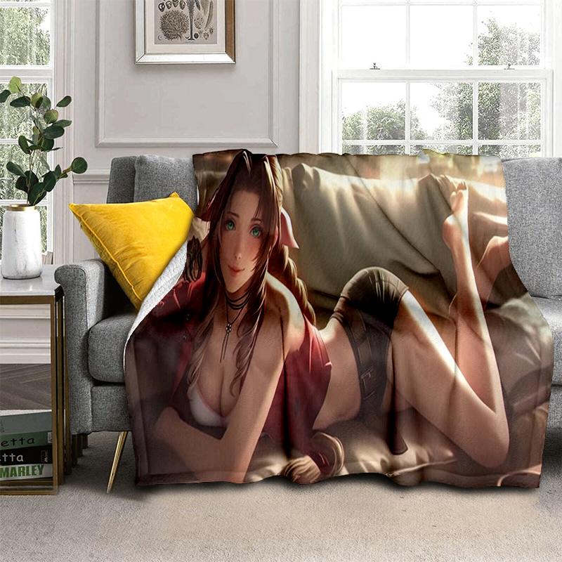 29 Style New Sephiroth Final Fantasy Games Cloud Tifa Aerith Blanket,Soft Throw Blanket for Home Bedroom Bed Sofa Cover Kids