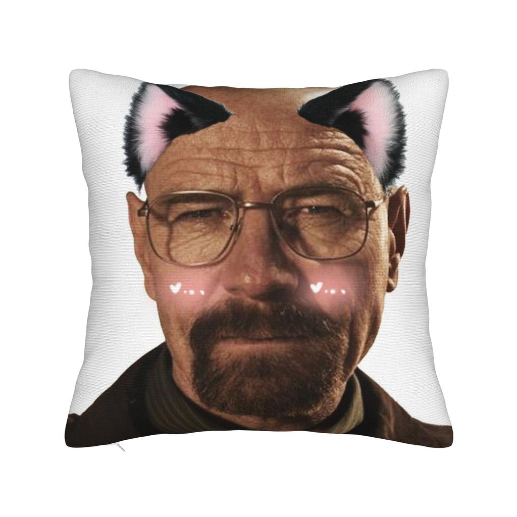 Breaking Bad Walter White Poster Square Pillowcases Polyester Seat Game Cushion Case Cool Decorative Throw Pillow Case 40*40