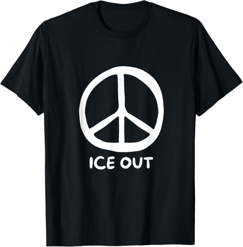 Ice Out Peace Symbol Unisex T‑Shirt