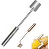 Long Handle Stainless Steel Corn Stripper Tool,Corn Peeler for Corn on The Cob Stripper Tool, Quick Corn Kernel Remover Tools for Kitchen Use