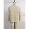 New Women's Solid Asymmetrical V-neck Pleated Top European American Minimalist Design Casual Blouse