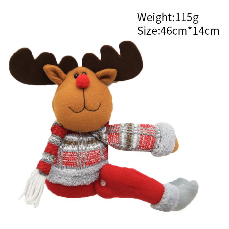 Christmas Cloth Curtain Holder Christmas Decorations For Home  Christmas Ornaments 2021 New Year Natal Xmas Santa Claus