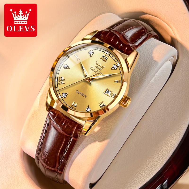 Celebrity Endorsed Women's Dual Calendar Waterproof Quartz Watch