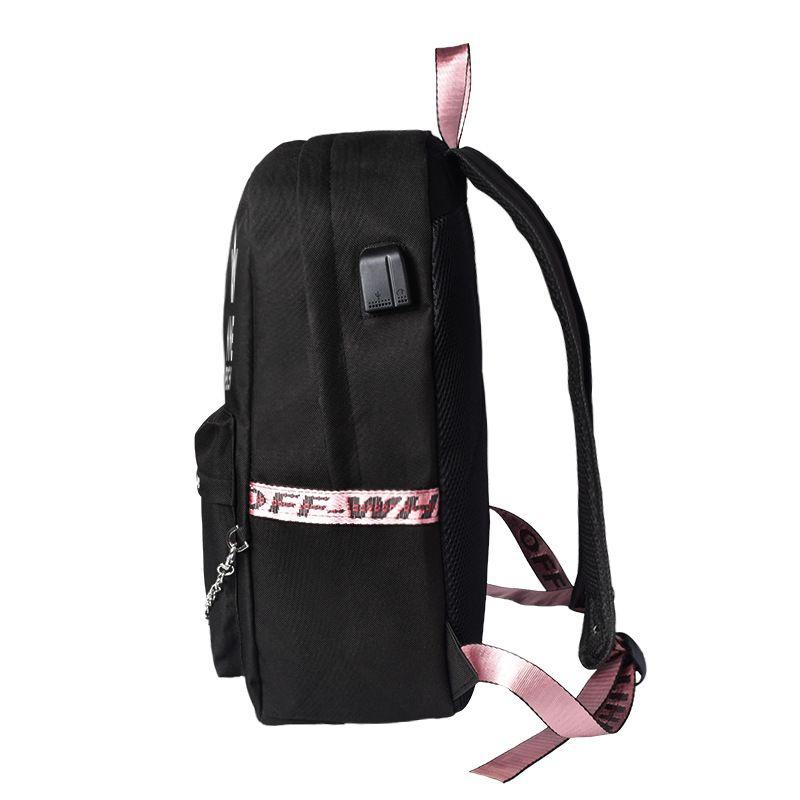 Bangtan Kpop Bts Boy USB Rucksack Lässige Schultasche Laptoptasche Reiserucksack