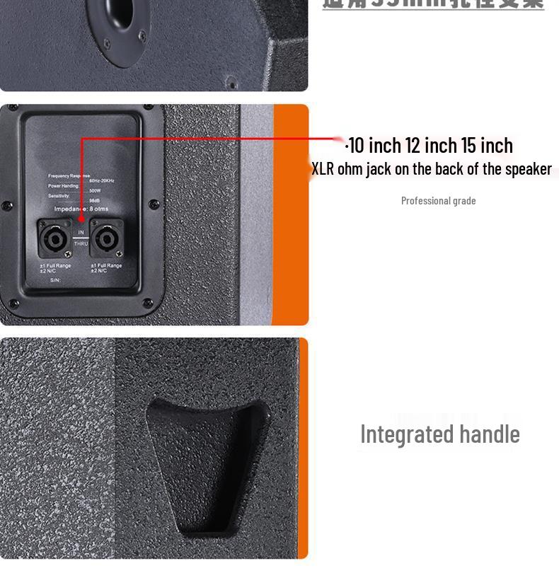 Professional Full-Range Speaker (10, 12, 15 Inch) for Home, KTV, Bar, Stage, Conference, Dance Studio