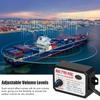 12-  Car Horn Controller Electric Horn Speaker Sound Control Unit with Light 12-24V for Car Truck Marine Boat